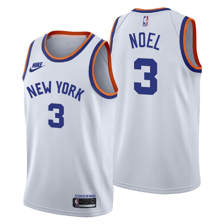 New York Knicks Nerlens Noel 75th Anniversary Basketball Jersey