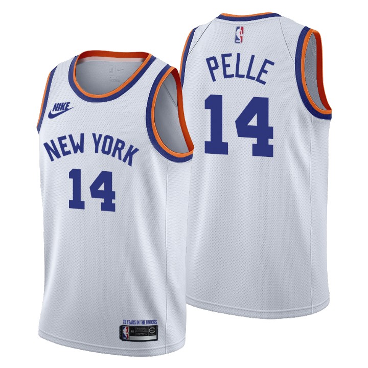 New York Knicks Norvel Pelle 75th Anniversary Basketball Jersey
