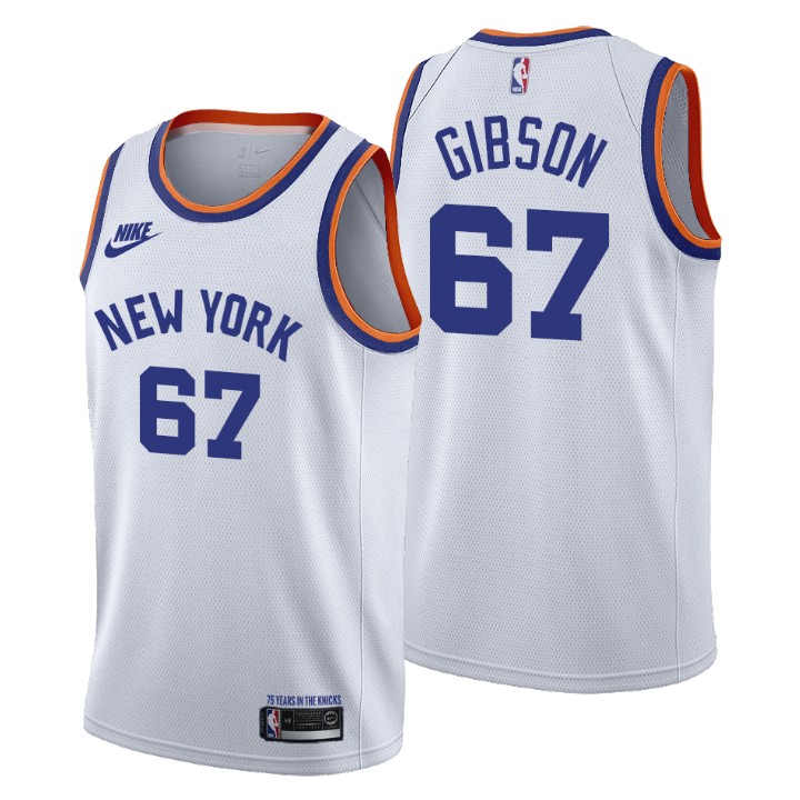 New York Knicks Taj Gibson 75th Anniversary Basketball Jersey