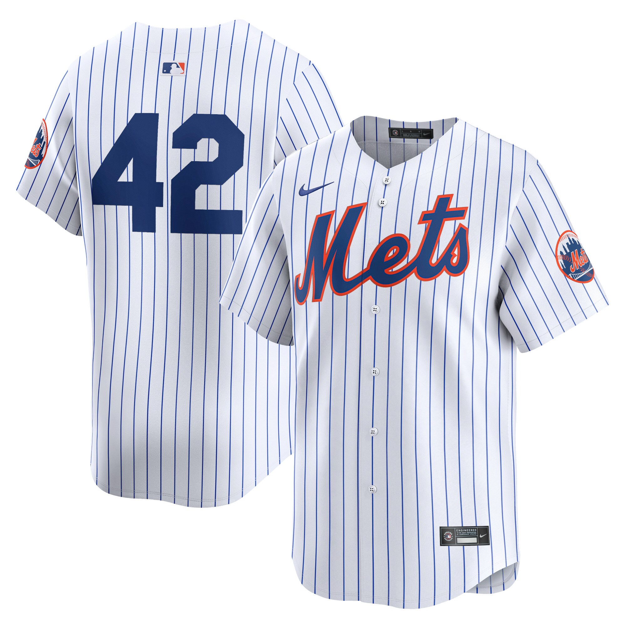 New York Mets 2024 Jackie Robinson Day Home Limited Baseball JerseyÃƒâ€šÃ‚Â ÃƒÂ¢Ã¢â€šÂ¬Ã¢â‚¬Å“ White