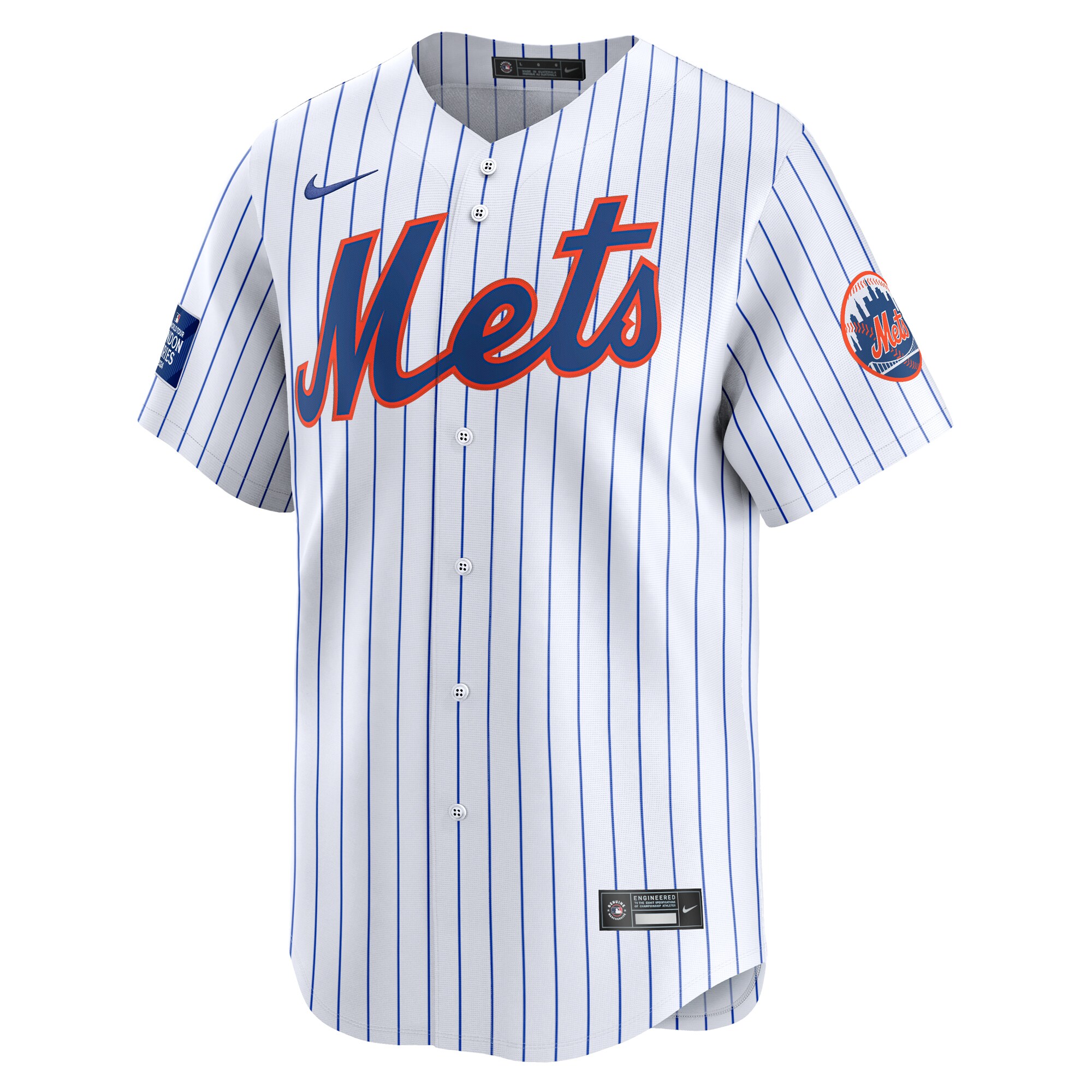 Alternative view of New York Mets 2024 Mlb World Tour London Series Home Limited Baseball JerseyÃƒâ€šÃ‚Â ÃƒÂ¢Ã¢â€šÂ¬Ã¢â‚¬Å“ White