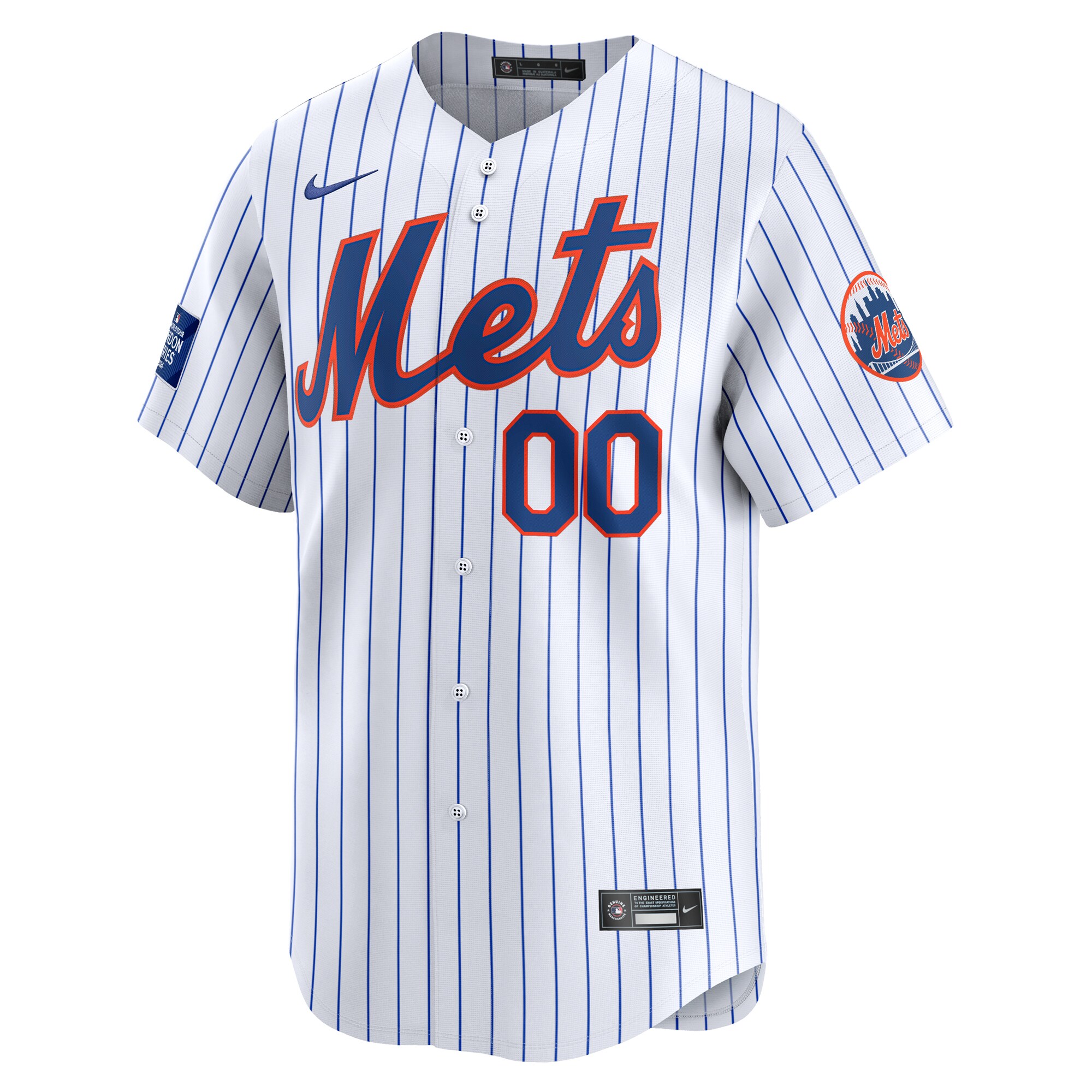 Alternative view of New York Mets 2024 Mlb World Tour London Series Home Pick-a-player Limited Baseball JerseyÃƒâ€šÃ‚Â ÃƒÂ¢Ã¢â€šÂ¬Ã¢â‚¬Å“ White