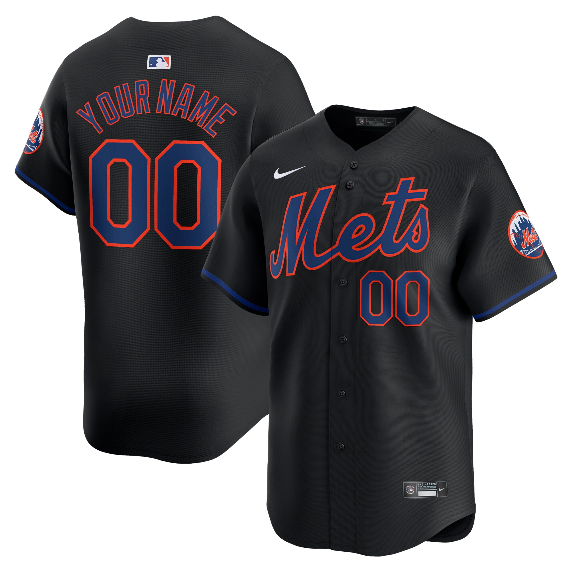 New York Mets Alternate Limited Custom Baseball JerseyÃƒâ€šÃ‚Â ÃƒÂ¢Ã¢â€šÂ¬Ã¢â‚¬Å“ Black
