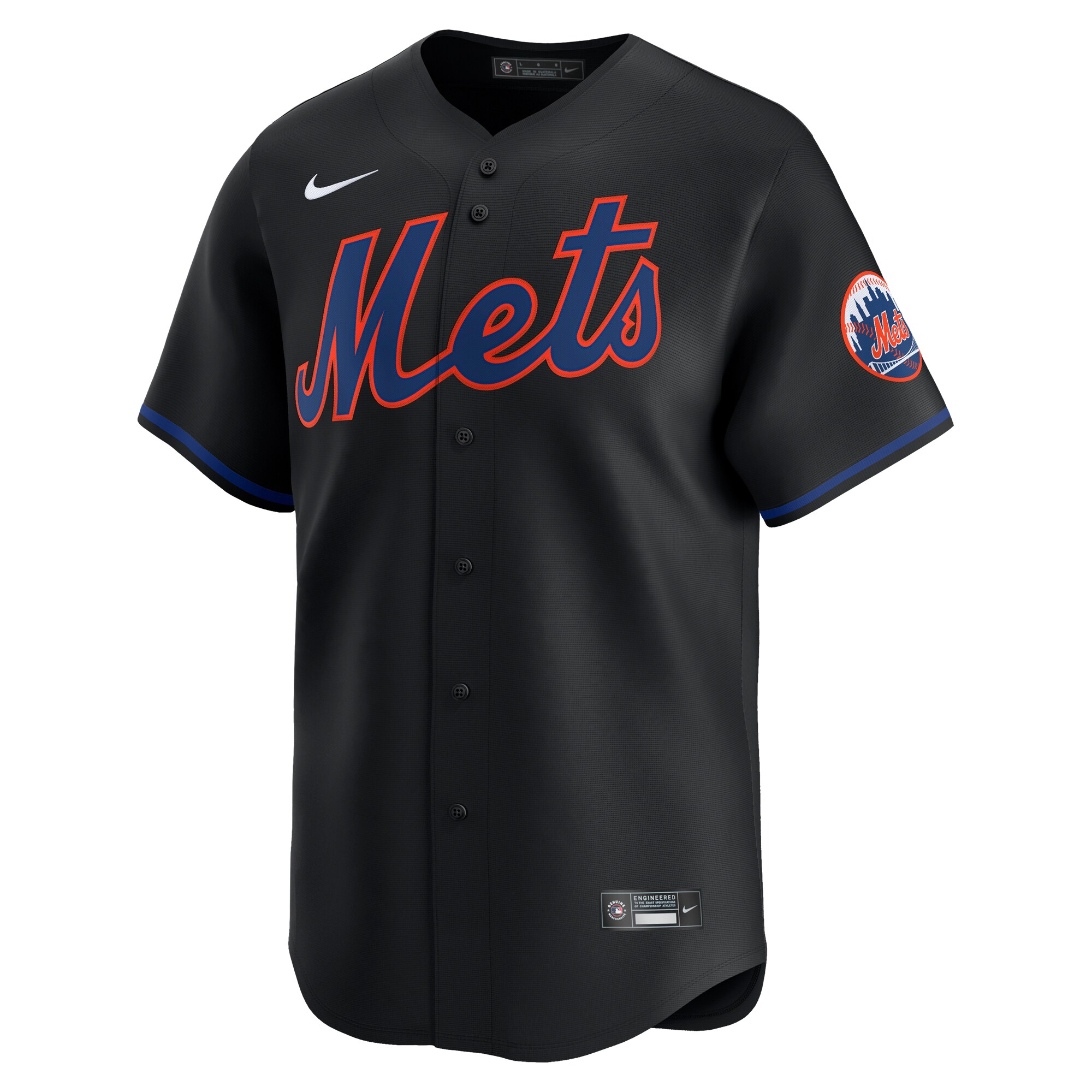 Alternative view of New York Mets Alternate Limited Baseball JerseyÃƒâ€šÃ‚Â ÃƒÂ¢Ã¢â€šÂ¬Ã¢â‚¬Å“ Black