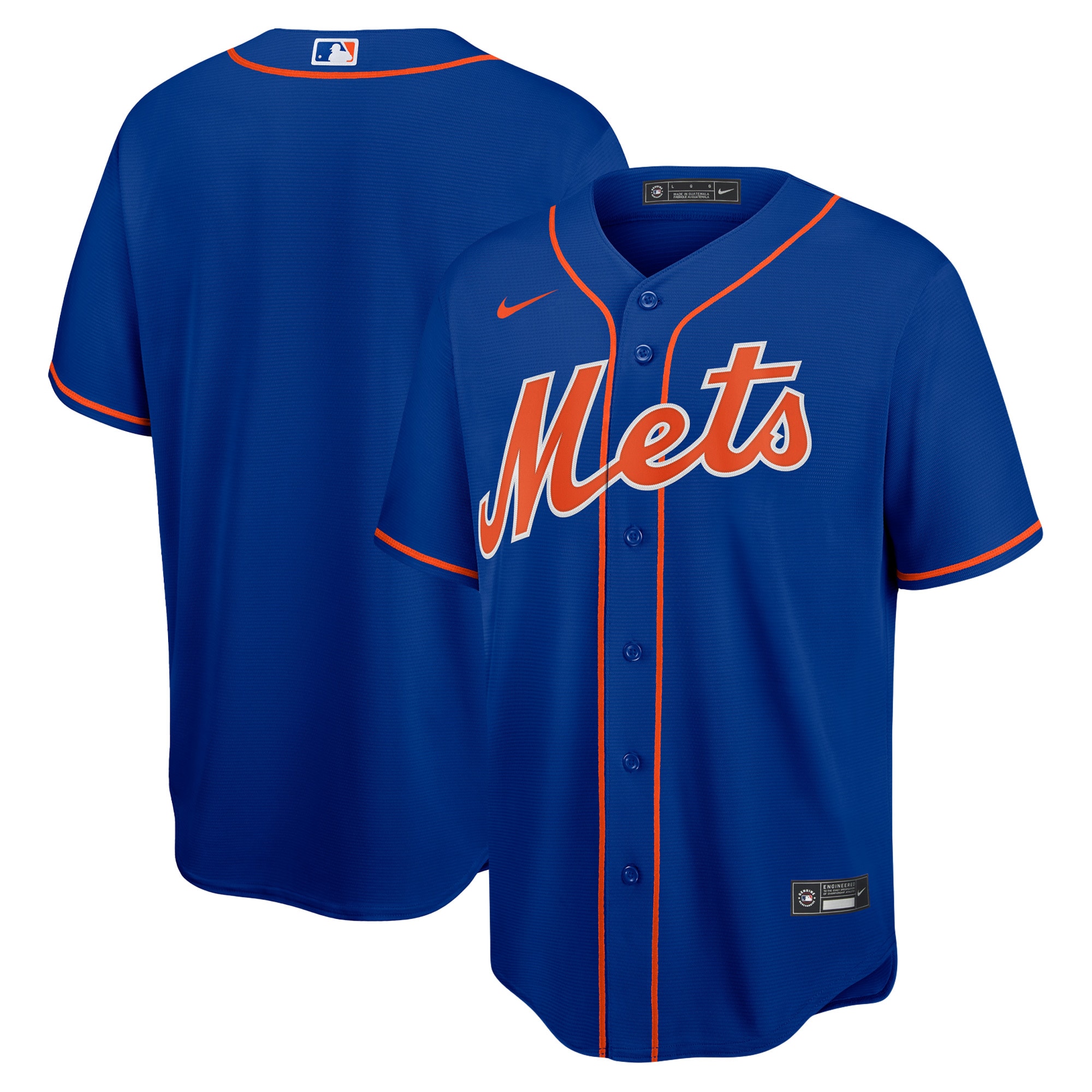 New York Mets Big & Tall Alternate Replica Team Baseball Jersey - Royal