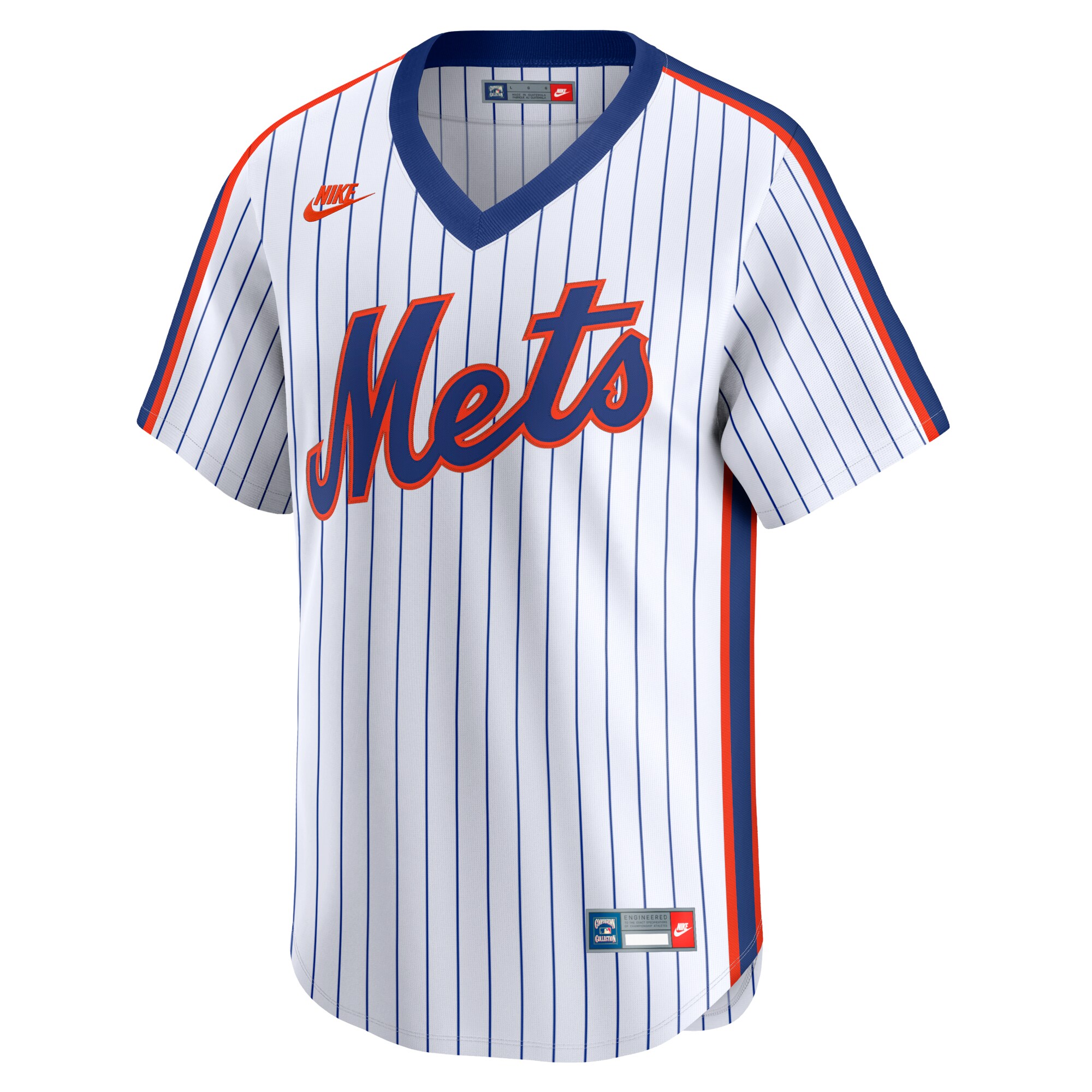 Alternative view of New York Mets Cooperstown Collection Limited Baseball Jersey - White