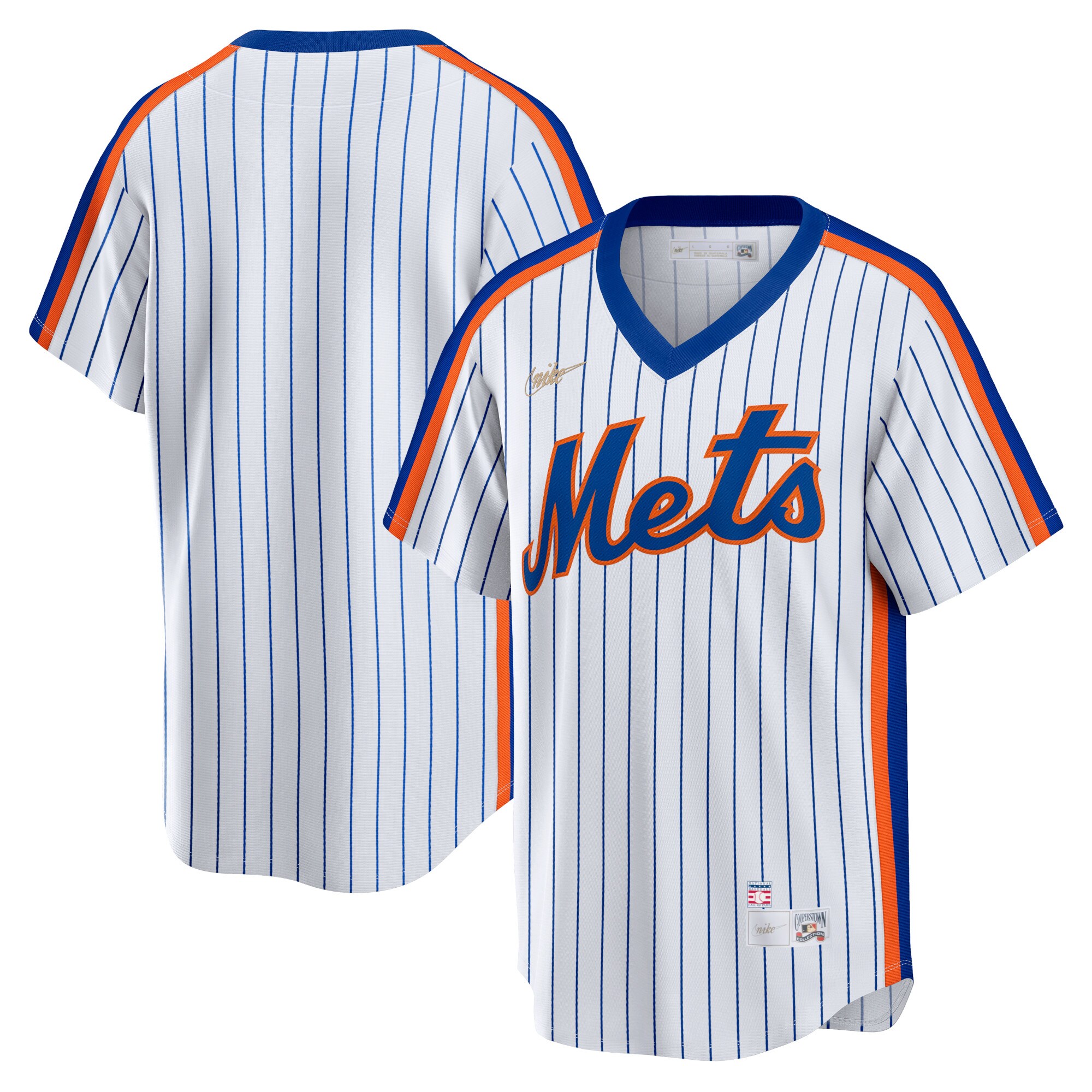 New York Mets Home Cooperstown Collection Team Baseball Jersey – White
