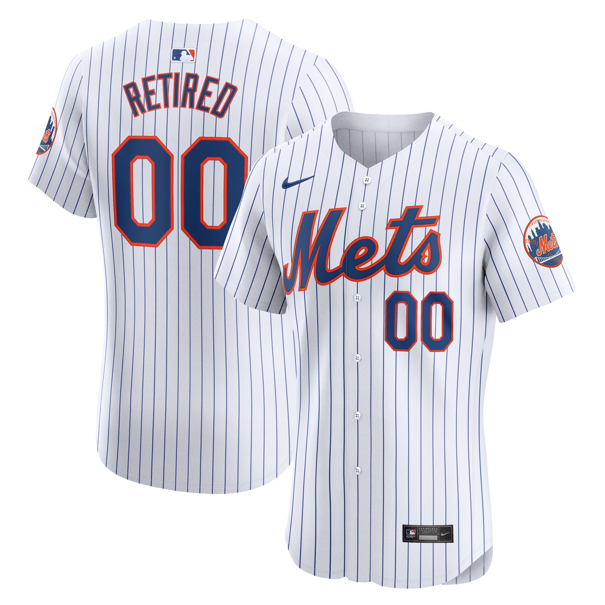 New York Mets Home Elite Pick-a-player Retired Roster Baseball Jersey - White