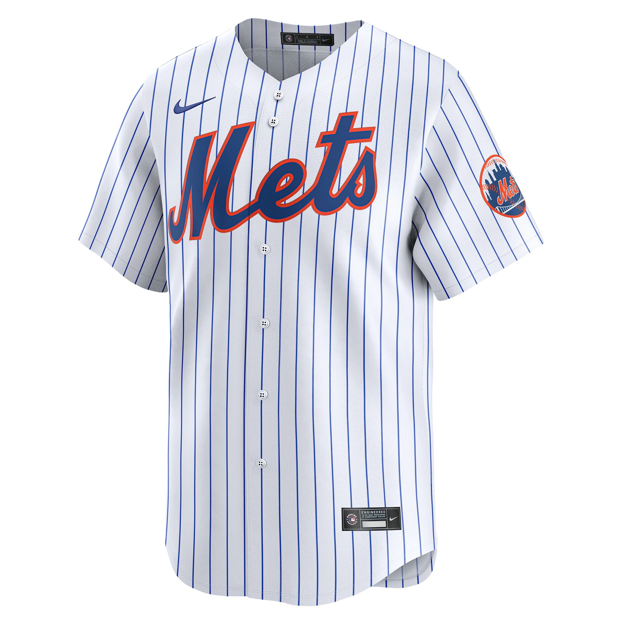 Alternative view of New York Mets Home Limited Baseball Jersey - White