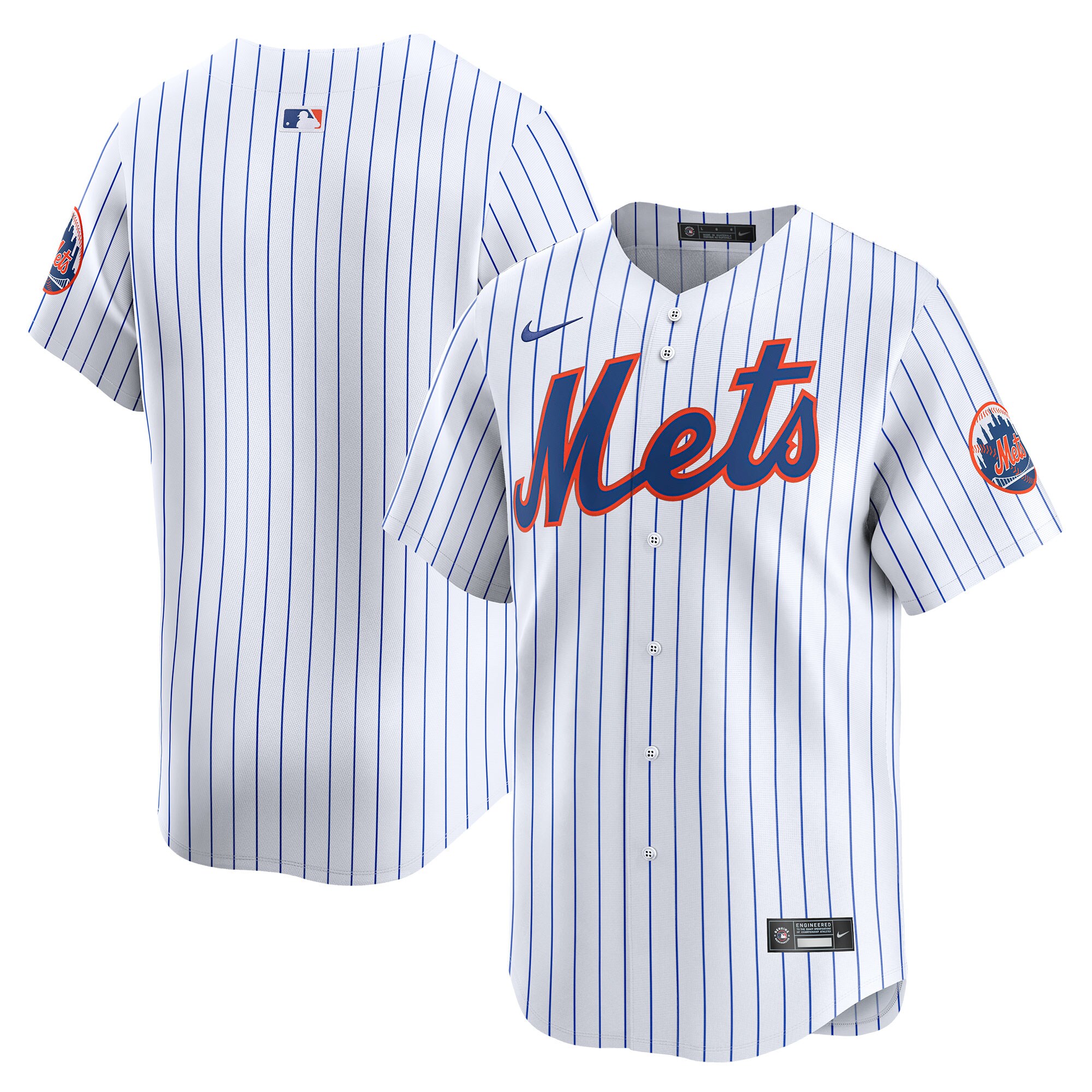 New York Mets Home Limited Baseball Jersey - White