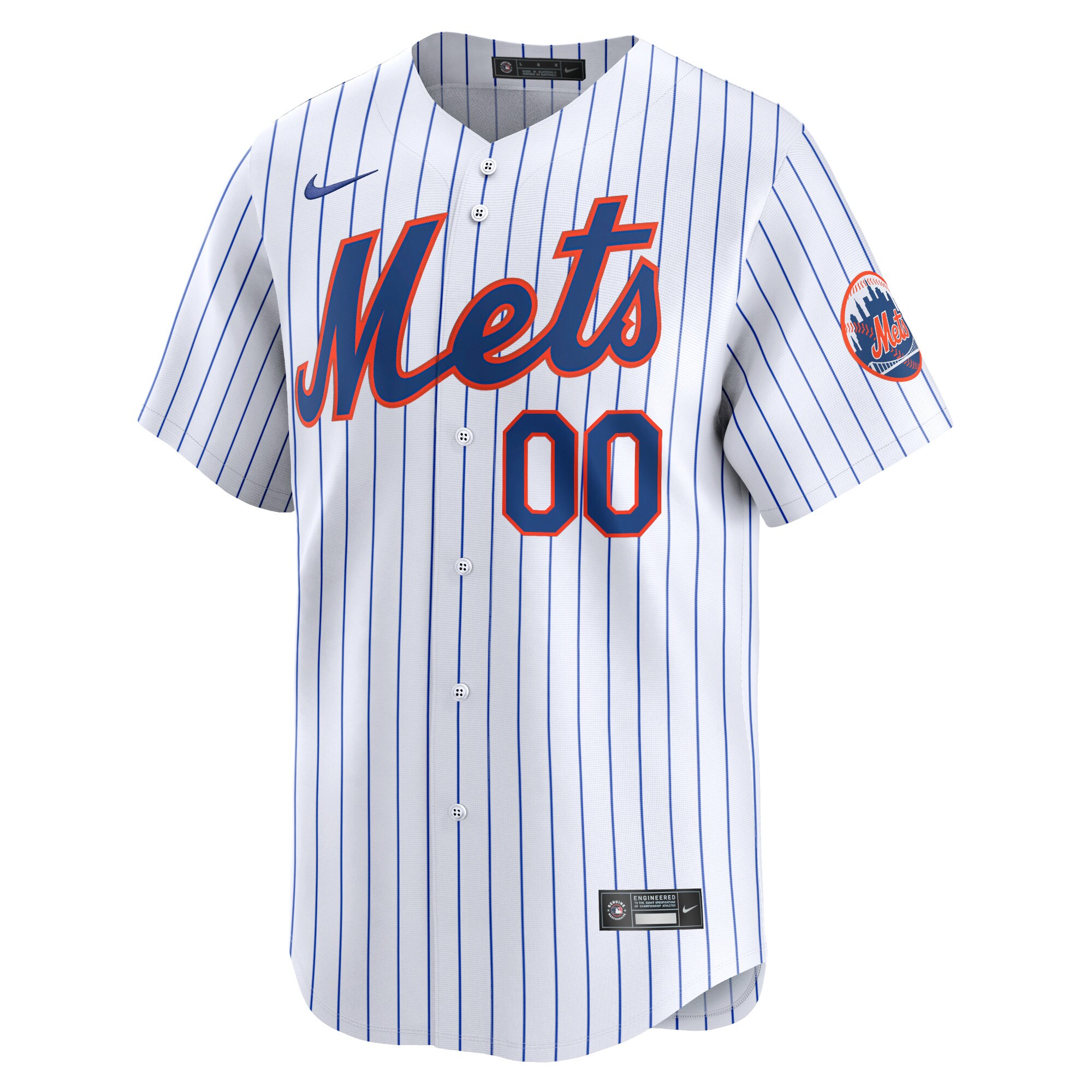 Alternative view of New York Mets Home Limited Pick-a-player Retired Roster Baseball Jersey - White