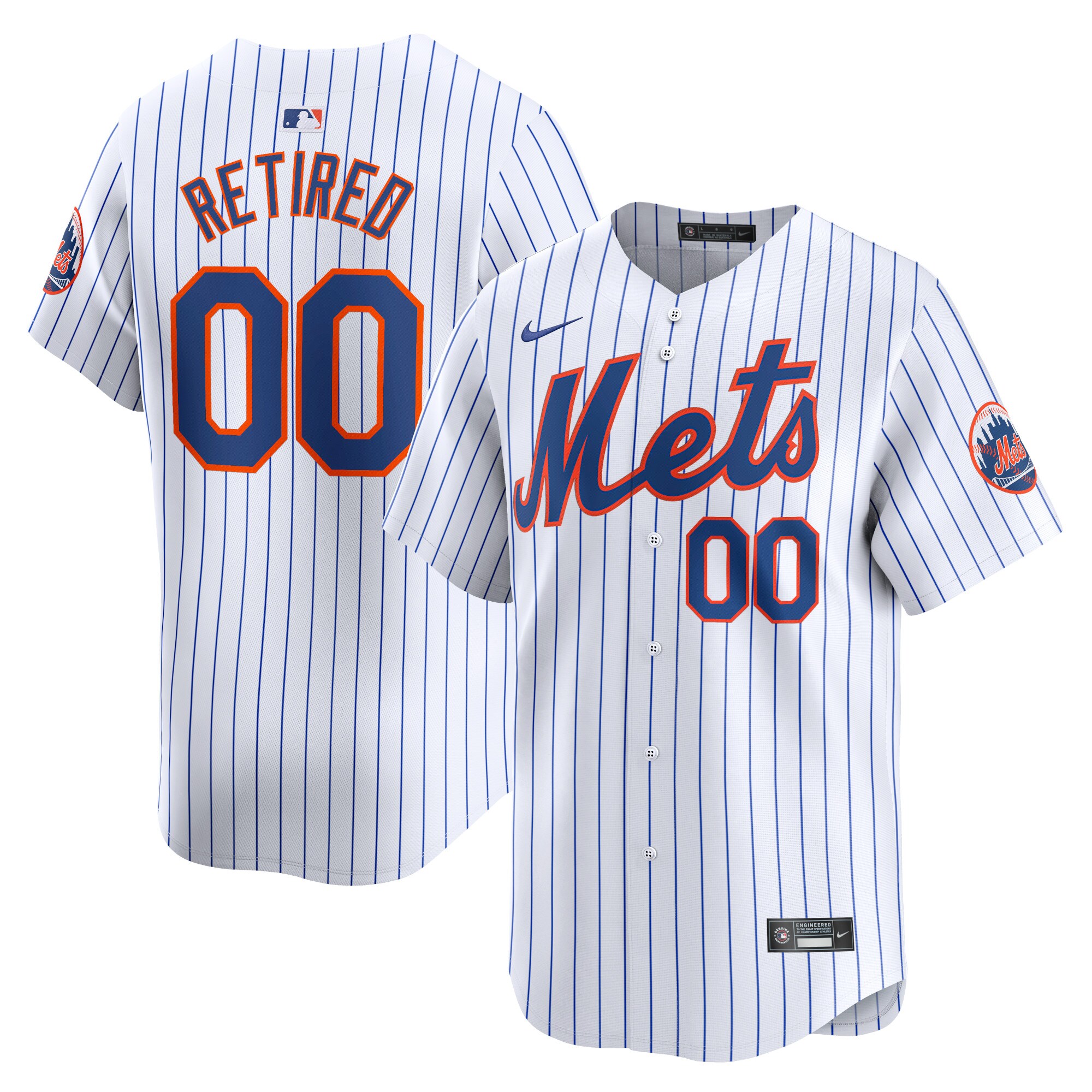 New York Mets Home Limited Pick-a-player Retired Roster Baseball Jersey - White