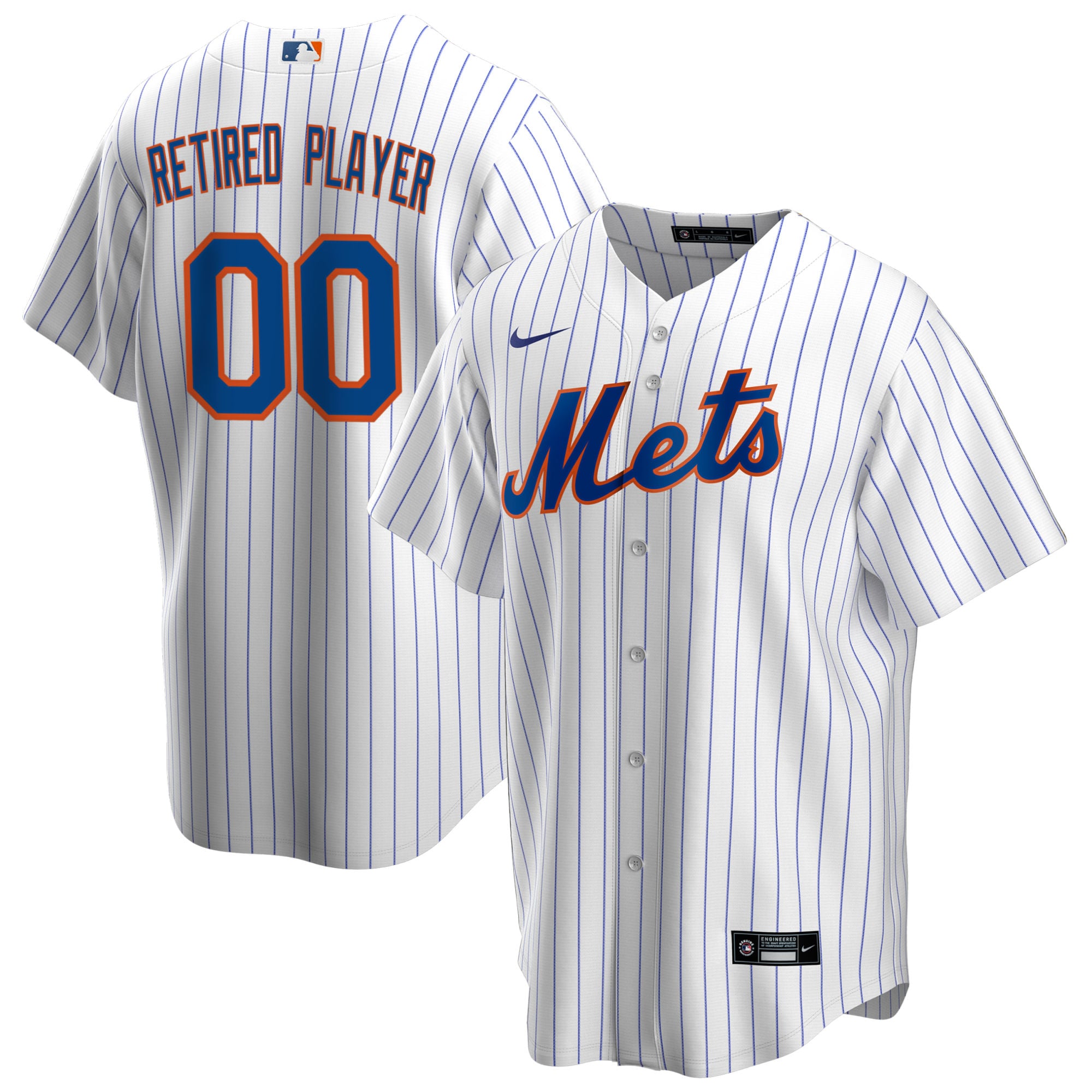 New York Mets Home Pick-a-player Retired Roster Replica Baseball Jersey – White