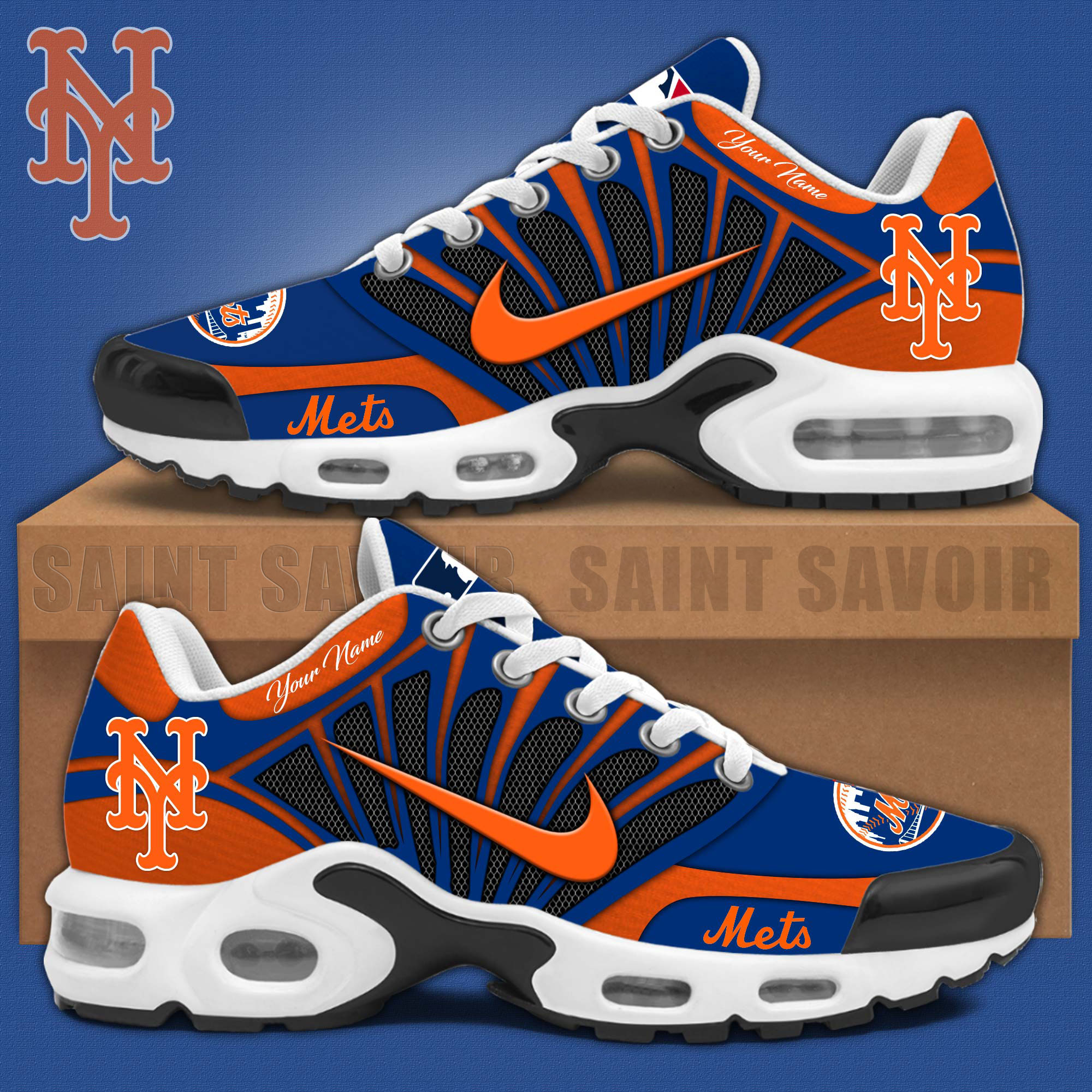 New York Mets Mlb Air Max Plus Shoes
