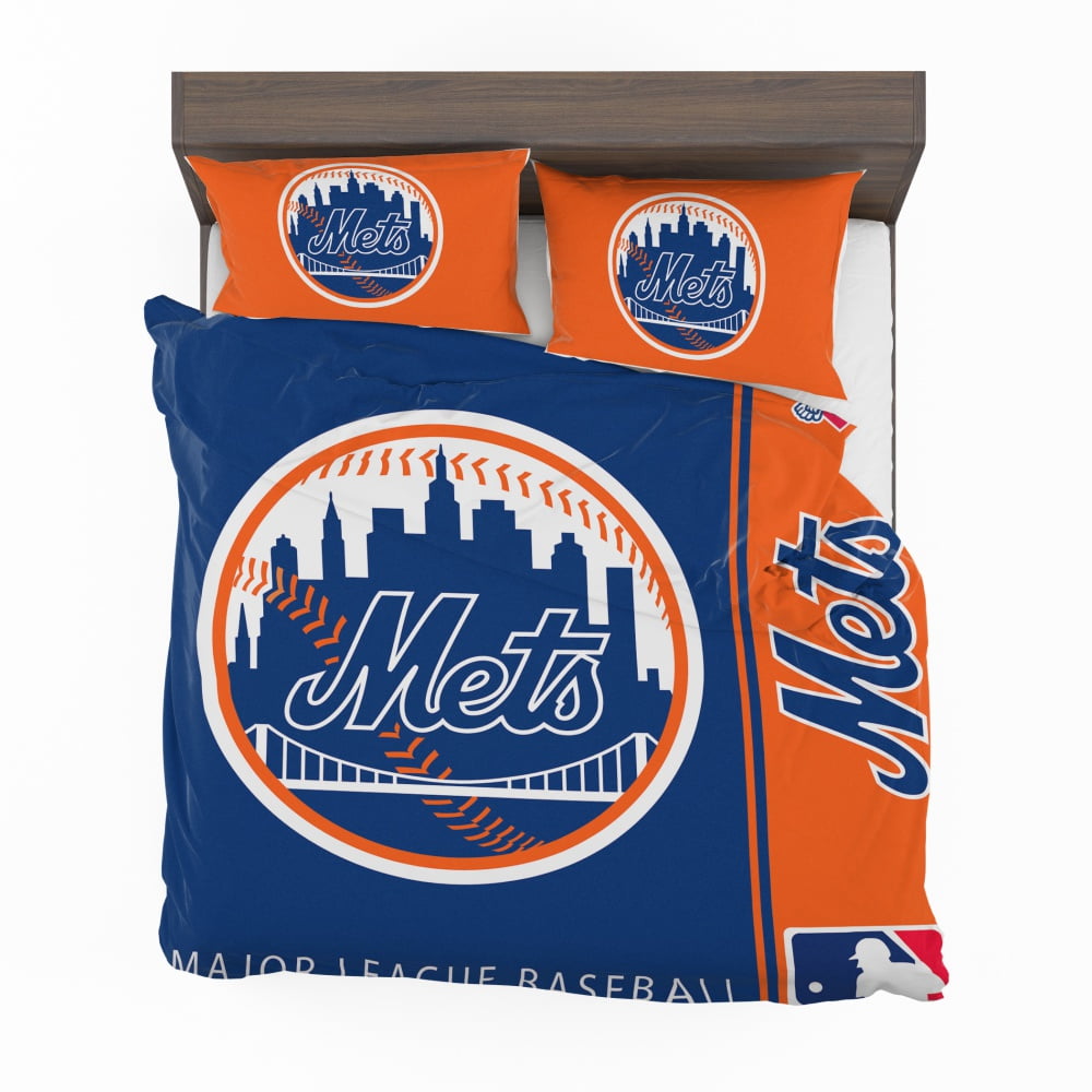 Alternative view of New York Mets MLB Baseball National League Bedding Set - Custom Bedding Set