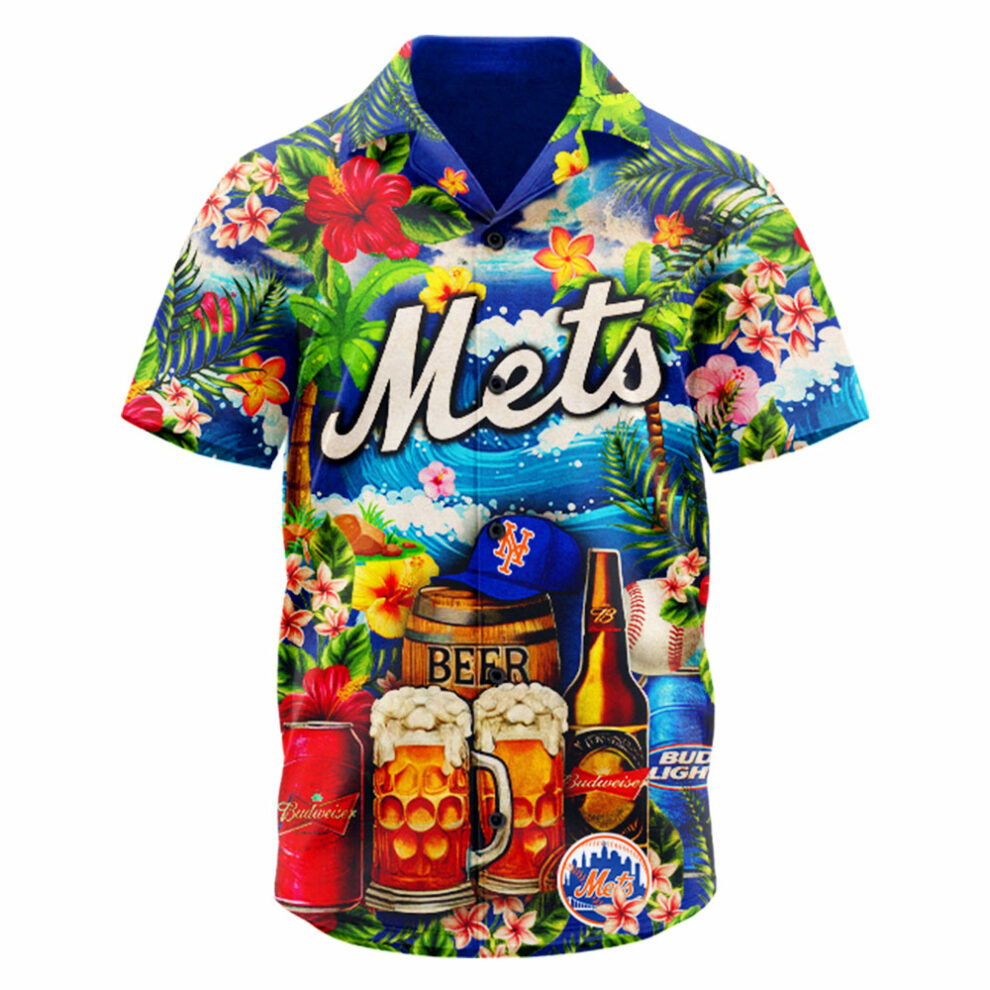 Alternative view of New York Mets Mlb Hawaiian Shirt Special Edition 2025