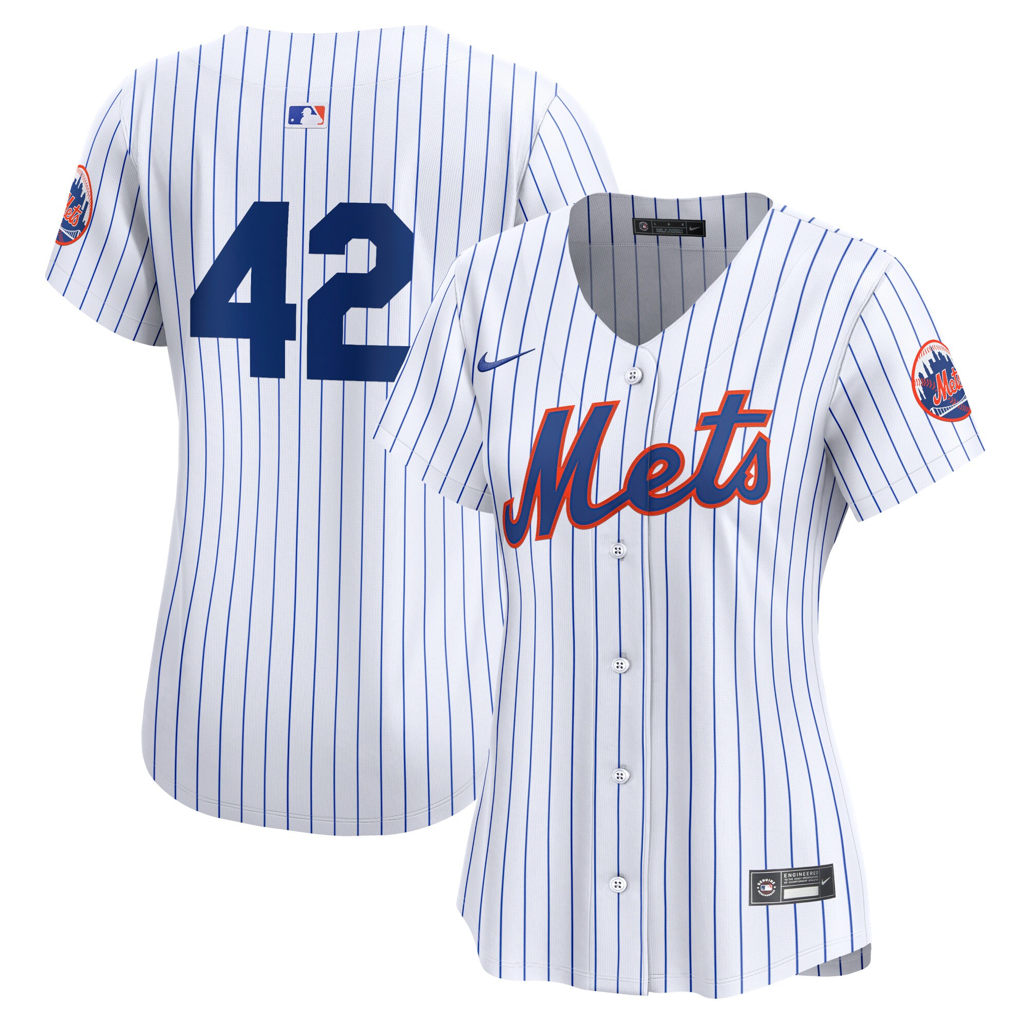 New York Mets Women's 2024 Jackie Robinson Day Home Limited Baseball JerseyÃƒâ€šÃ‚Â ÃƒÂ¢Ã¢â€šÂ¬Ã¢â‚¬Å“ White