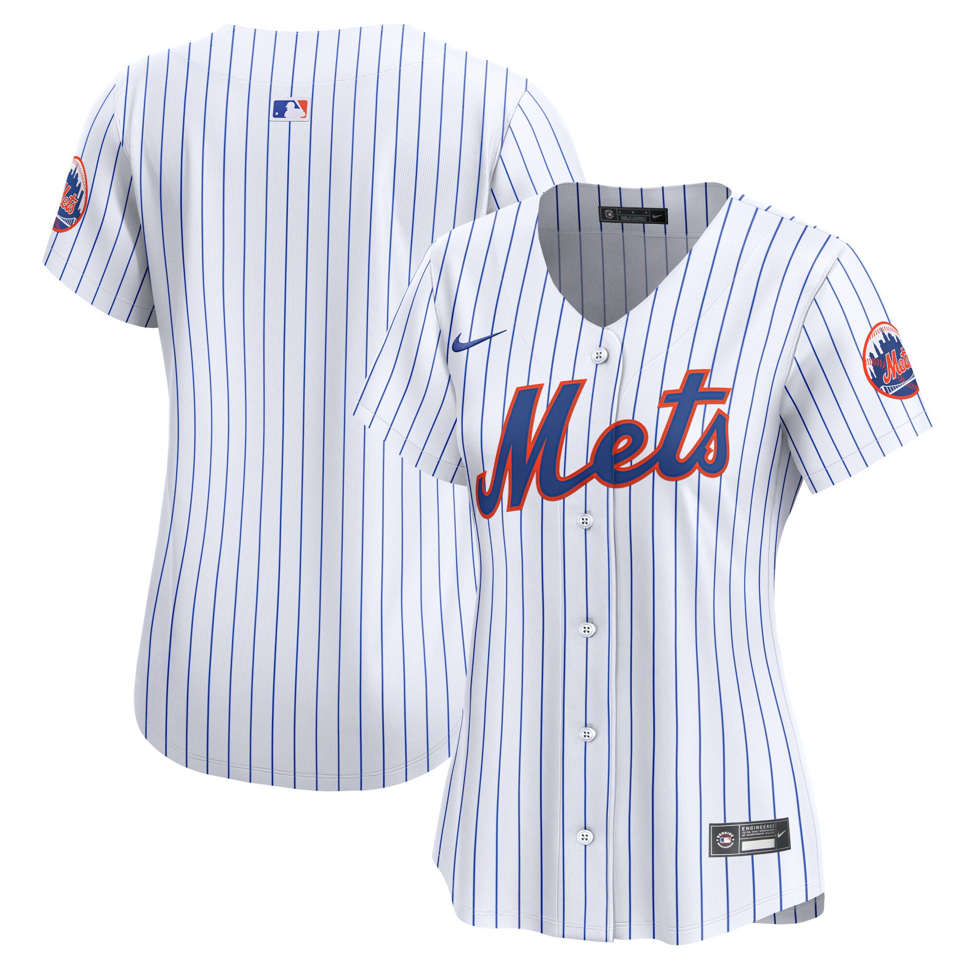 New York Mets Women's Home Limited Baseball Jersey - White