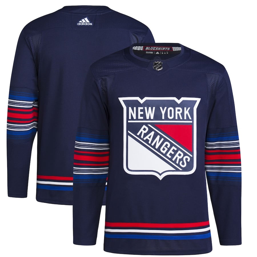 New York Rangers Alternate Primegreen Men Hockey Jersey - Navy - JS881 