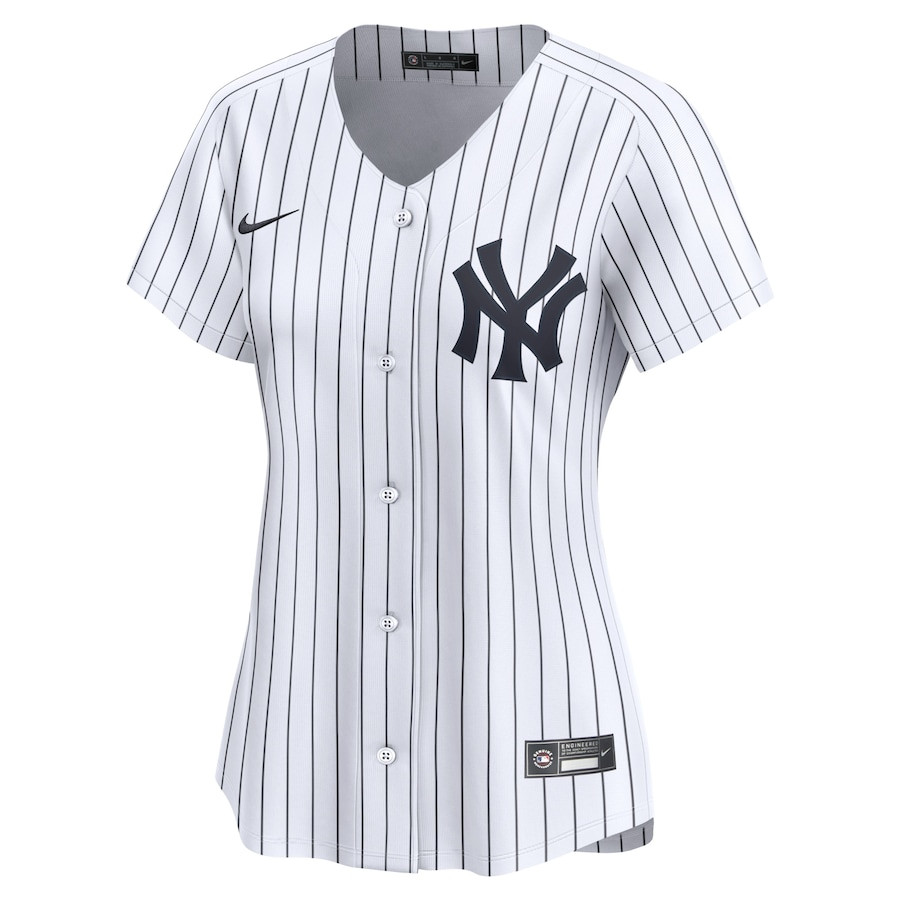 Alternative view of New York Yankees 2024 Jackie Robinson Day Home Limited Women Baseball Jersey - White 