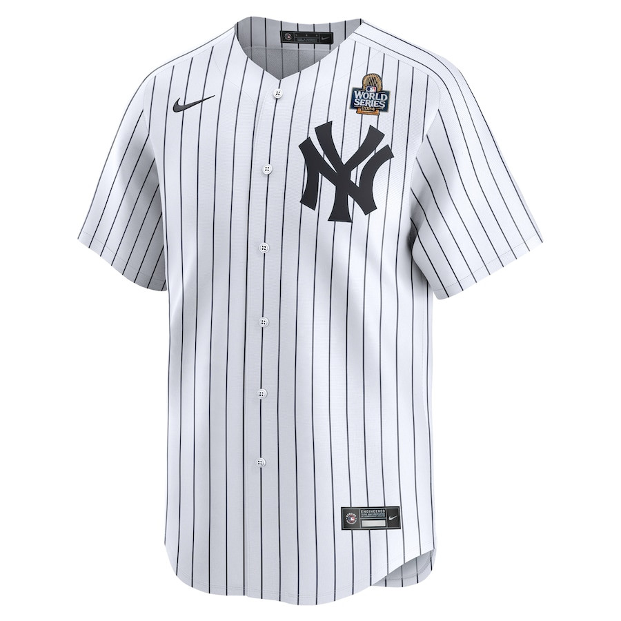 Alternative view of New York Yankees 2024 World Series Home Limited Men Baseball Jersey - White 