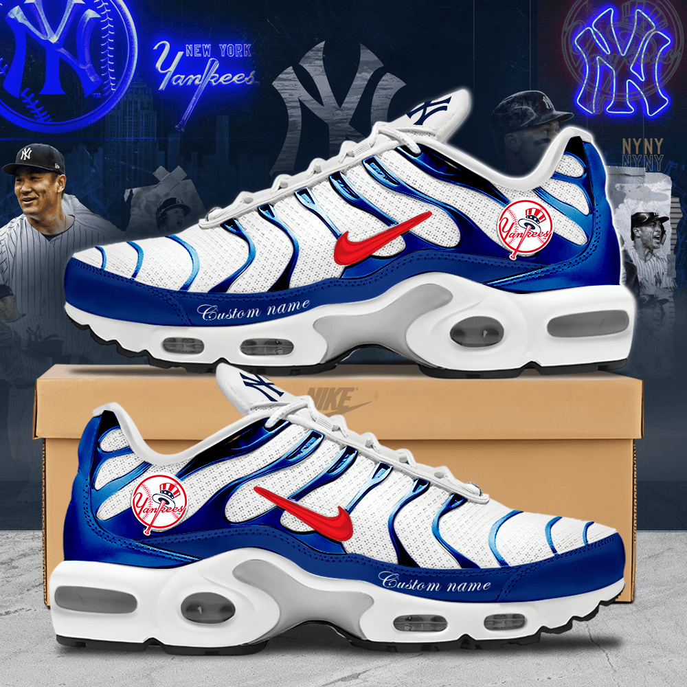 Alternative view of New York Yankees Air Max Plus Shoes Mlb