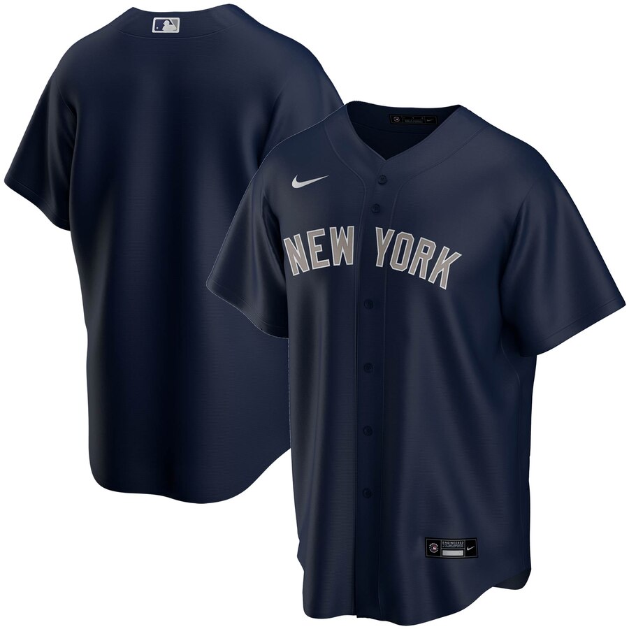 New York Yankees Alternate 2020 Replica Team Baseball Jersey ÃƒÂ¢Ã¢â€šÂ¬Ã¢â‚¬Å“ Navy Color