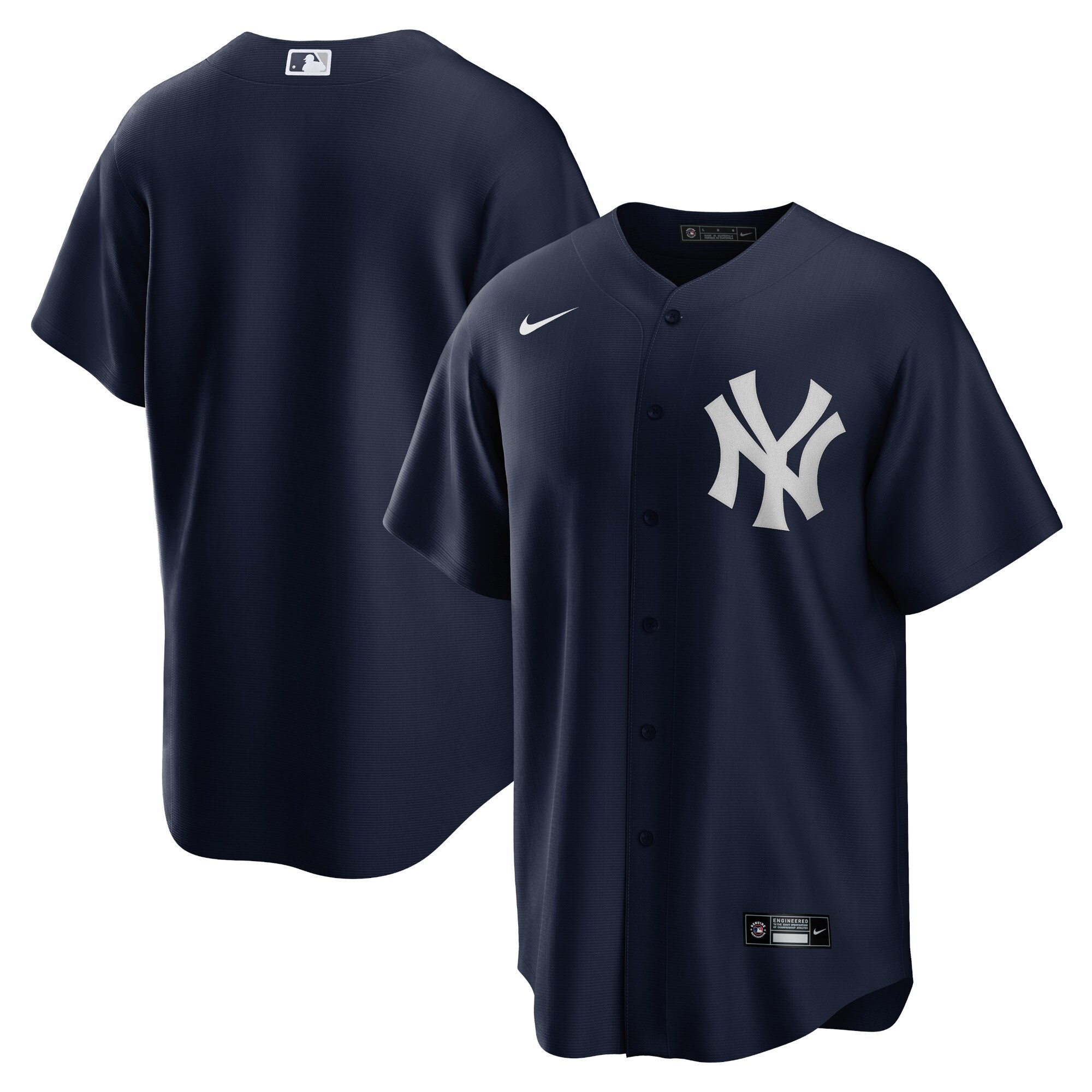 New York Yankees Big & Tall Alternate Replica Team Baseball Jersey - Navy