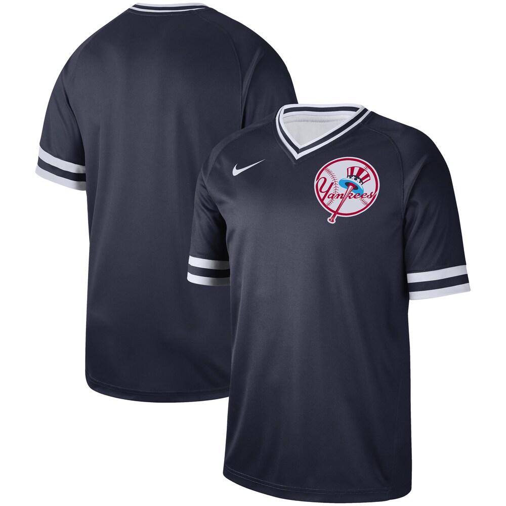 New York Yankees Cooperstown Collection Legend V-neck Baseball Jersey - Navy