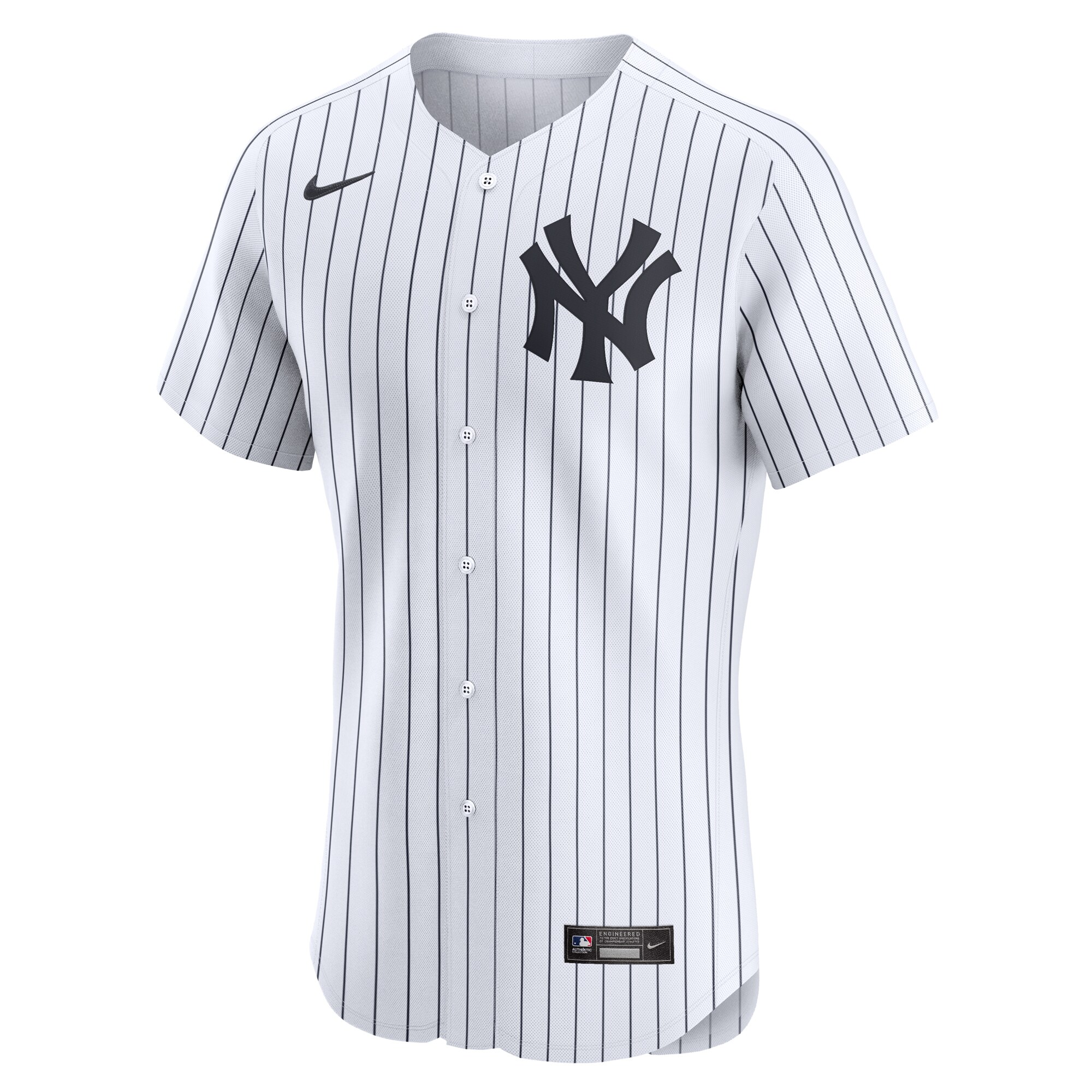 Alternative view of New York Yankees Home Elite Pick-a-player Retired Roster Baseball Jersey - White