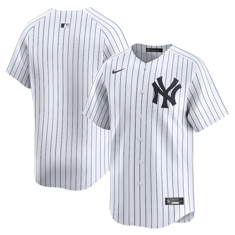 New York Yankees Home Limited Baseball Jersey - White 