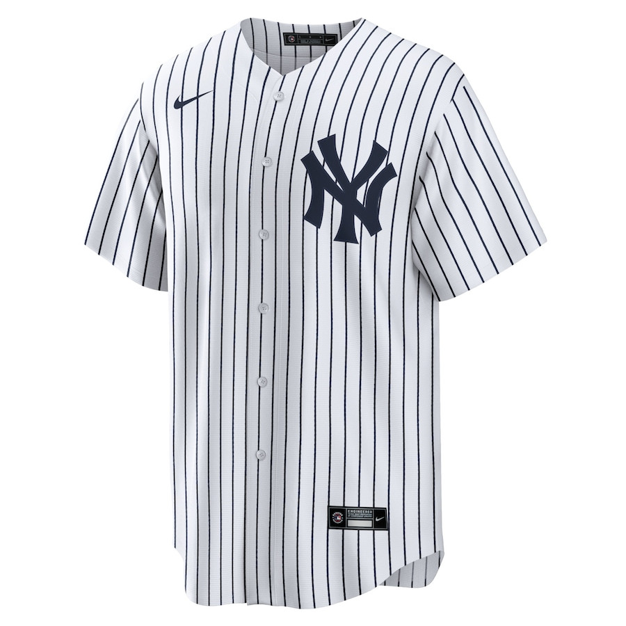 Alternative view of New York Yankees Home Men Baseball Jersey - White 