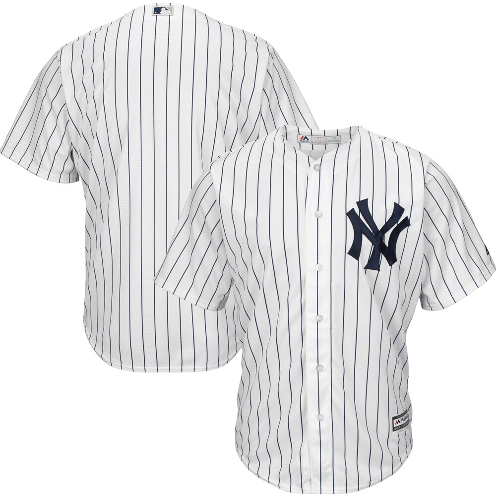 New York Yankees Majestic Big & Tall Cool Base Team Baseball Jersey - White