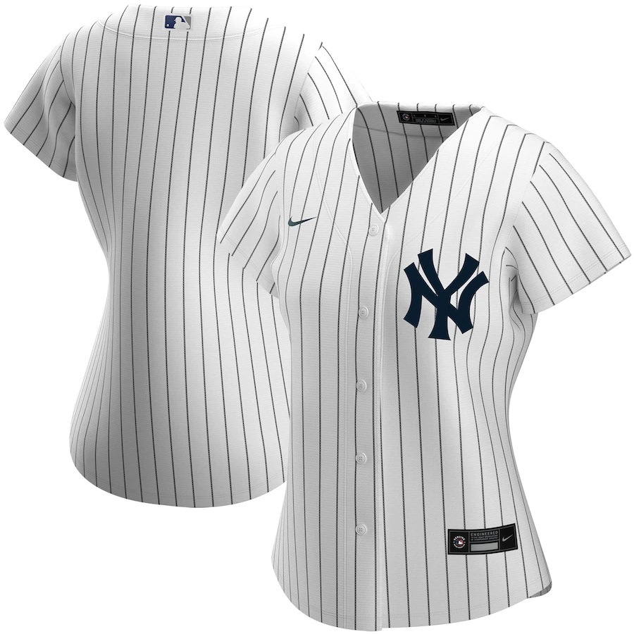 New York Yankees Women's Home 2020 Replica Team Baseball Jersey ÃƒÂ¢Ã¢â€šÂ¬Ã¢â‚¬Å“ White