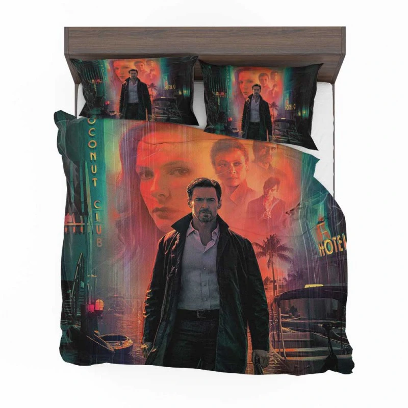 Alternative view of Nick Bannister Reminiscence Movie Hugh Jackman Bedding Set - Custom Bedding Set
