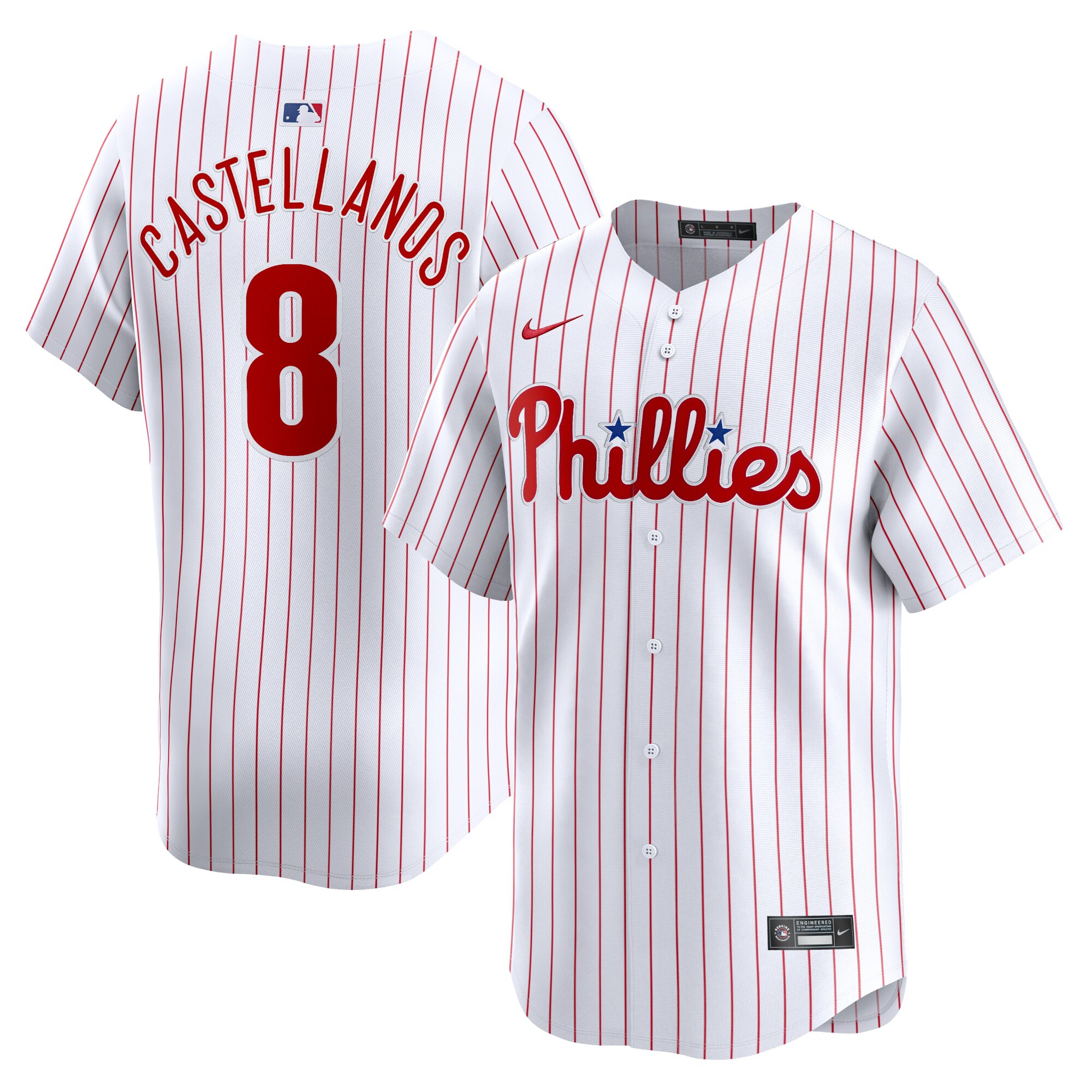 Nick Castellanos Philadelphia Phillies Home Limited Player Baseball Jersey - White