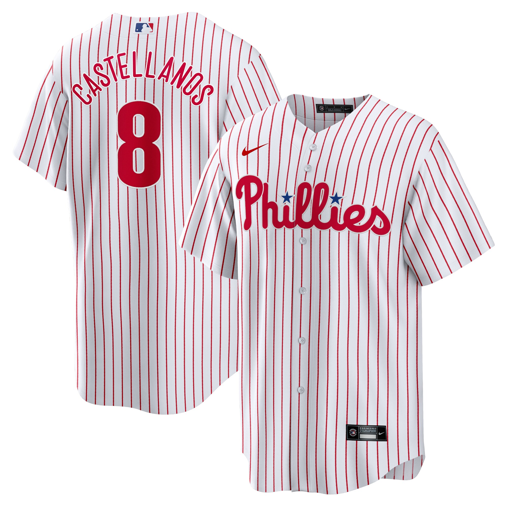 Nick Castellanos Philadelphia Phillies Replica Player Baseball Jersey – White