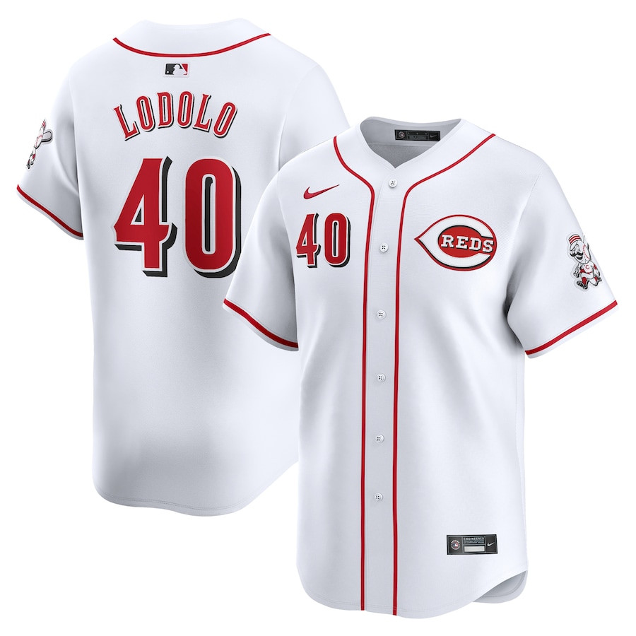 Nick Lodolo 40 Cincinnati Reds Home Limited Men Baseball Jersey - White
