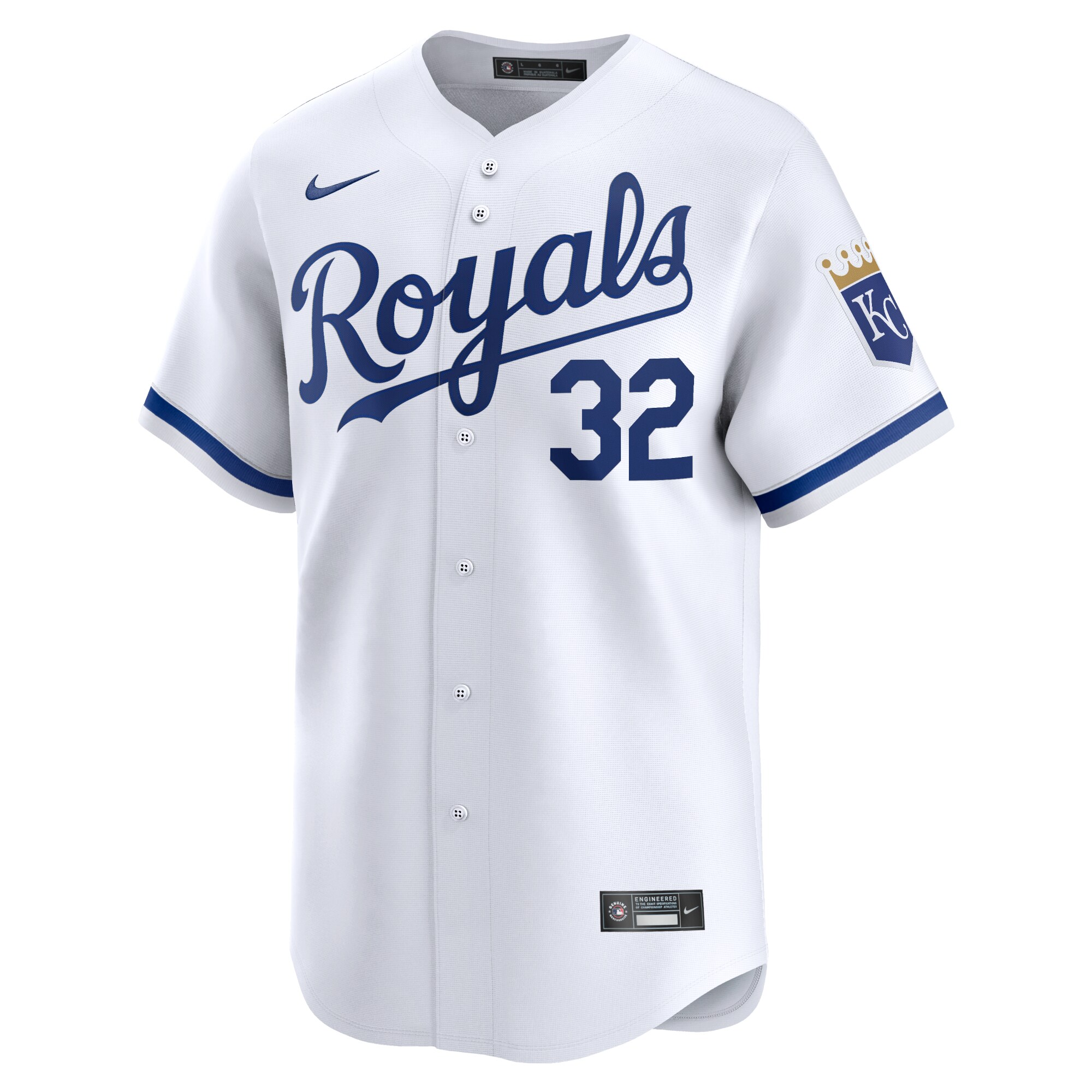 Alternative view of Nick Pratto Kansas City Royals Home Limited Player Baseball Jersey - White