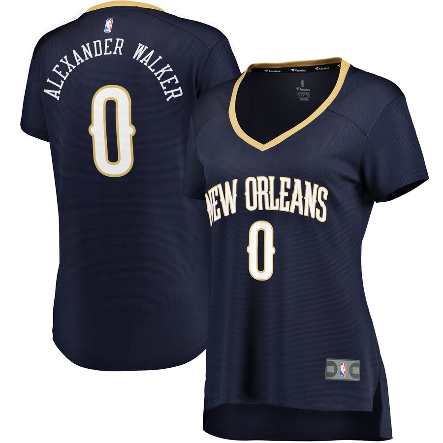Nickeil Alexander-walker New Orleans Pelicans Fanatics Branded Women's Fast Break Replica Basketball Jersey Navy - Icon Edition