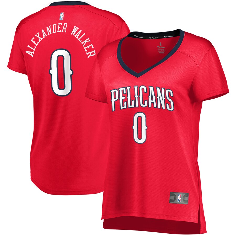 Nickeil Alexander-walker New Orleans Pelicans Fanatics Branded Women's Fast Break Replica Basketball Jersey Red - Statement Edition