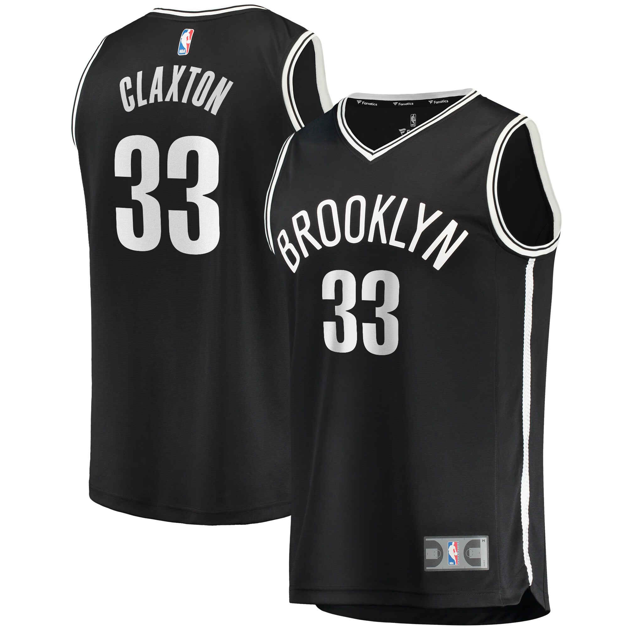 Nicolas Claxton Brooklyn Nets Fanatics Fast Break Player Jersey - Icon Edition - Black