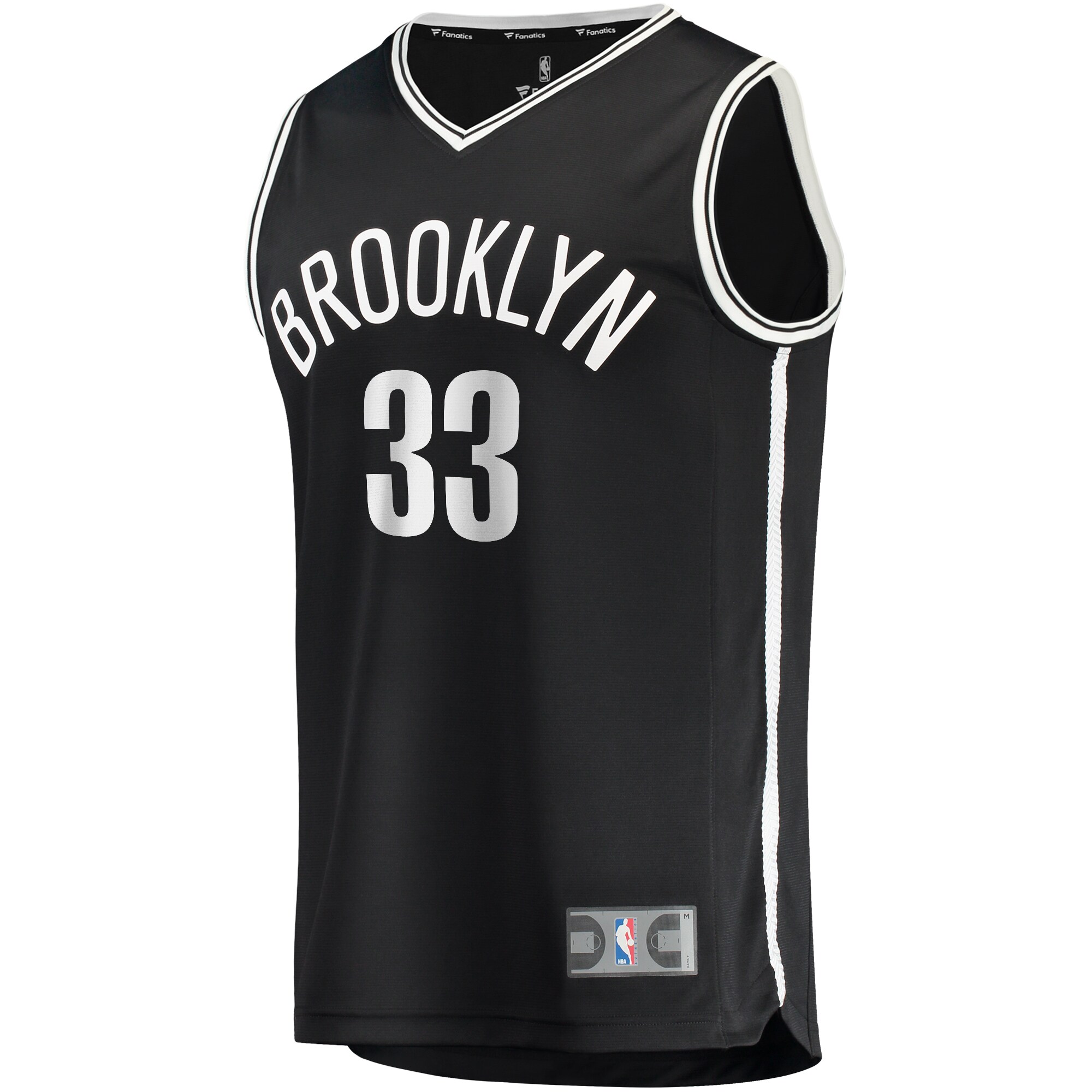 Alternative view of Nicolas Claxton Brooklyn Nets Fanatics Fast Break Player Jersey - Icon Edition - Black