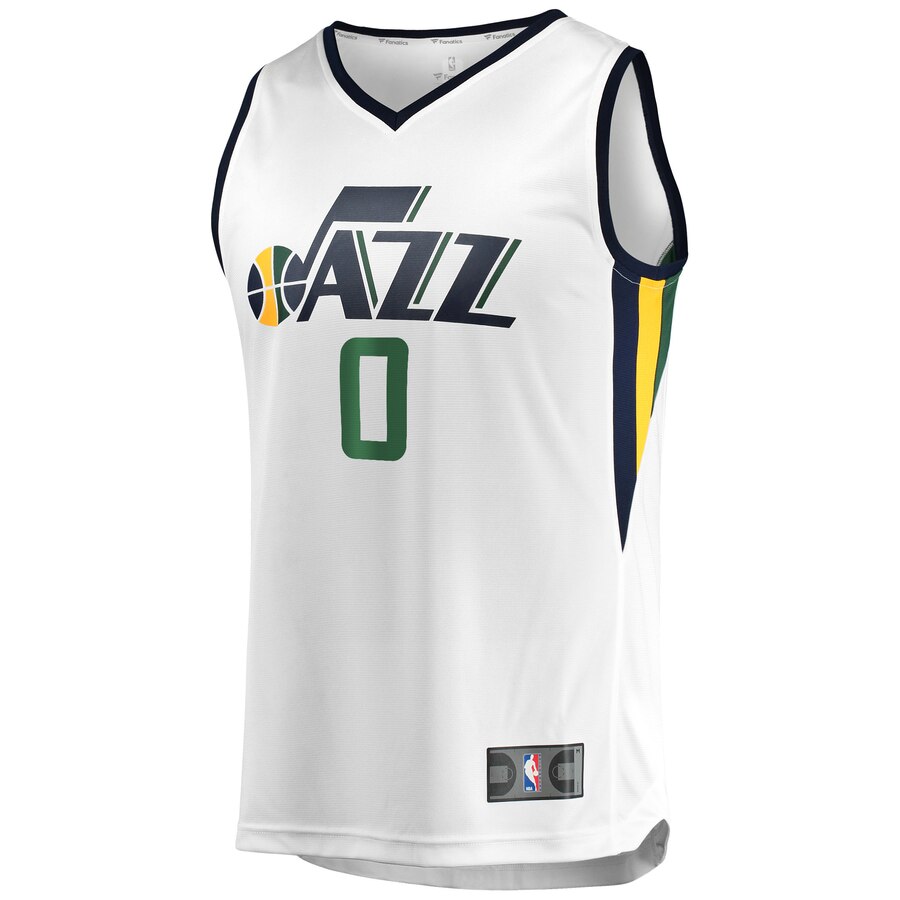 Alternative view of Nigel Williams-goss Utah Jazz Fanatics Branded Fast Break Player Basketball Jersey – Association Edition – White