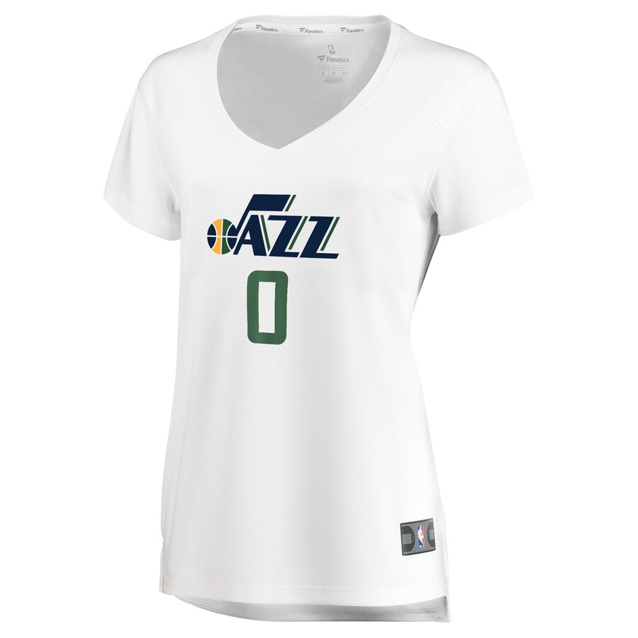 Alternative view of Nigel Williams-goss Utah Jazz Fanatics Branded Women's Fast Break Player Basketball Jersey - Association Edition - White