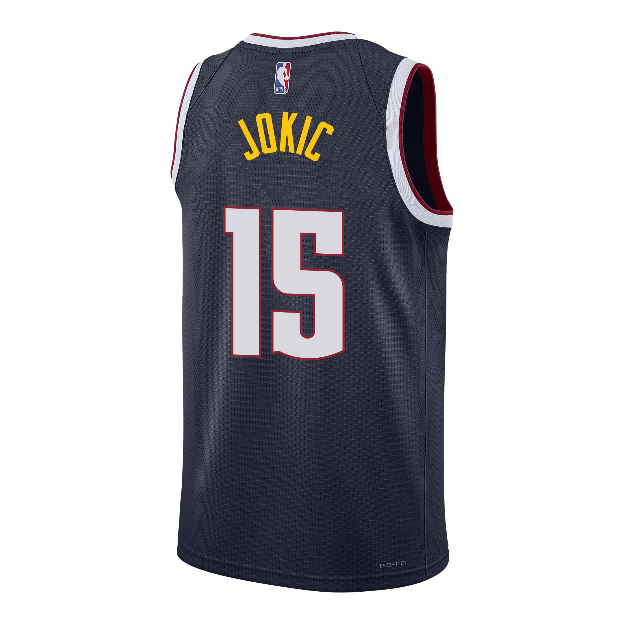 Alternative view of Nikola Jokić Denver Nuggets MVP 2023 NBA Final Champions Swingman Basketball Jersey - Black - JS423 
