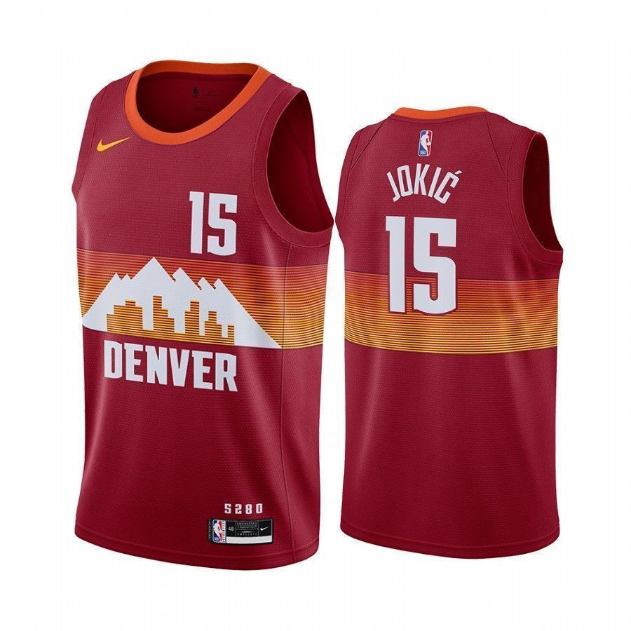 Nikola Jokic Denver Nuggets Social Recap Orange City Edition Basketball Jersey New Uniform - JS881 