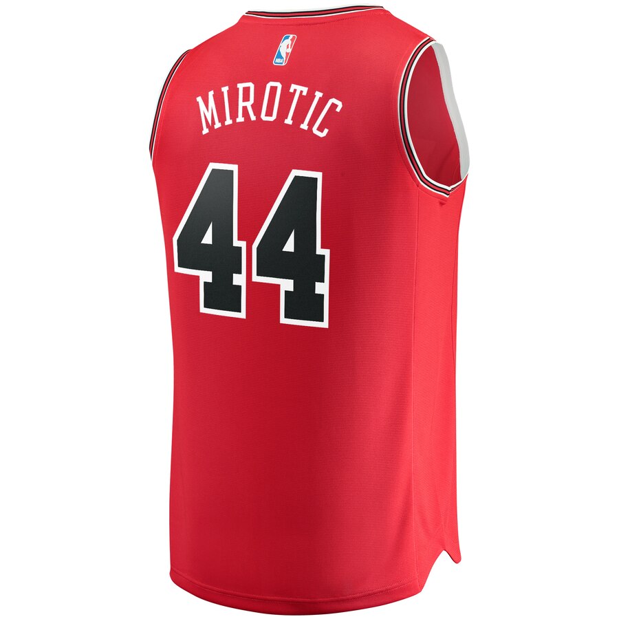 Alternative view of Nikola Mirotic Chicago Bulls Fanatics Branded Youth Fast Break Replica Basketball Jersey Red - Icon Edition