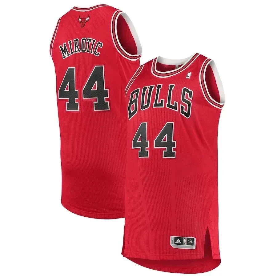 Nikola Mirotic Chicago Bulls Finished Basketball Jersey - Red - JS508 