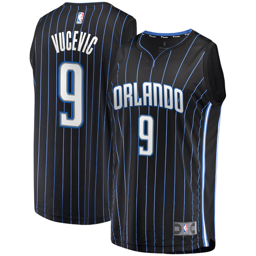 Nikola Vucevic Orlando Magic Fanatics Branded 2019 Fast Break Replica Player Basketball Jersey Black - Icon Edition